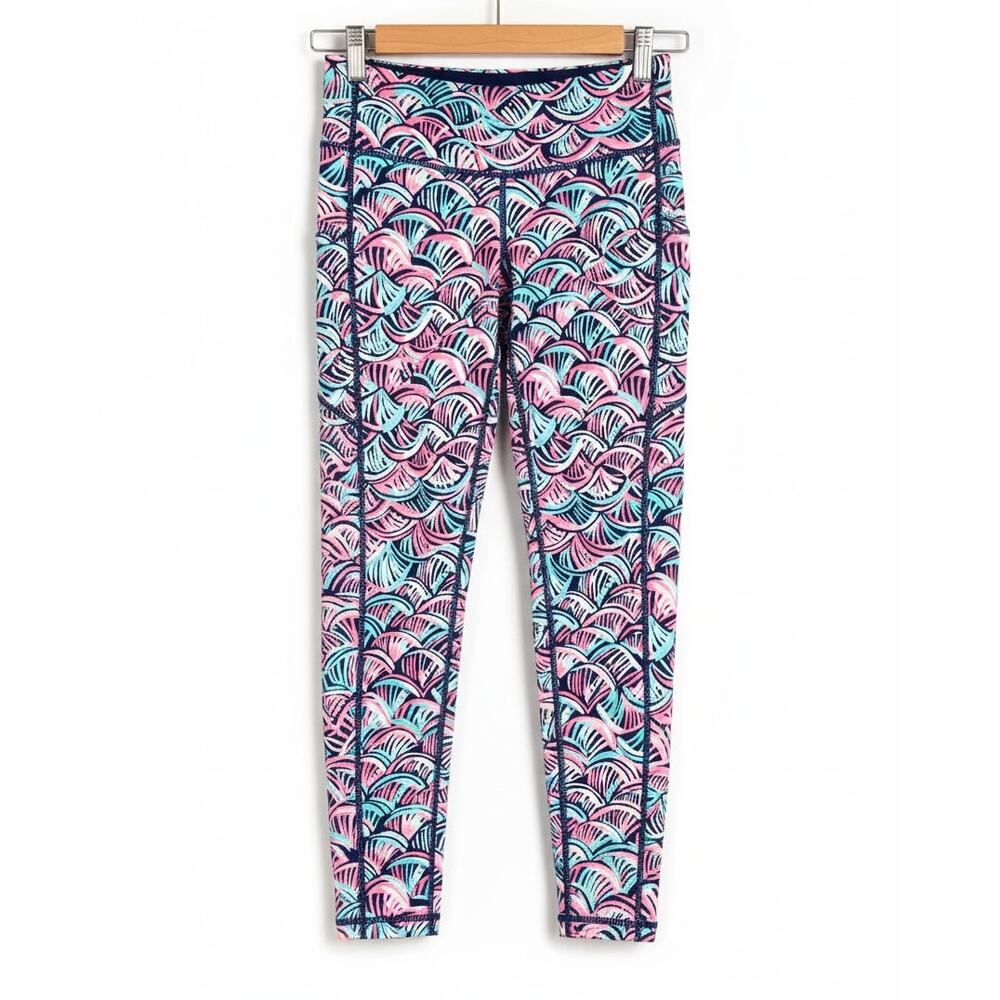 Lilly Pulitzer Women's XS Luxletic Resortwear Neptunes‎ Net Weekender Leggings